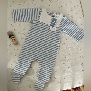 Jacadi Paris jumpsuit pyjamas in striped jersey